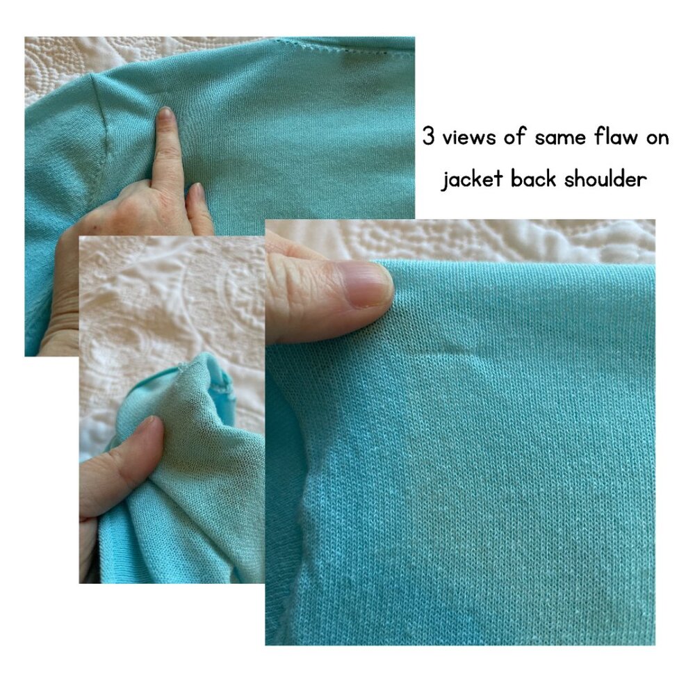 Chicos cardigan sweater button plus cami aqua blue  size 0 and 1 *READ* med set - Picture 2 of 12